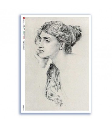 ARTWORK-0116. Papel de Arroz obras de arte para decoupage.