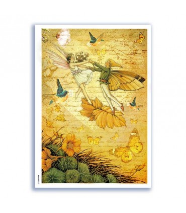 FAIRIES-0085. Rice Paper for decoupage fairies.