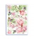 FLOWERS-0374. Carta di riso fiori per decoupage.