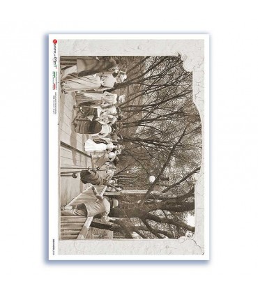 OLD-PHOTOS-0103. Victorian Rice Paper for decoupage.