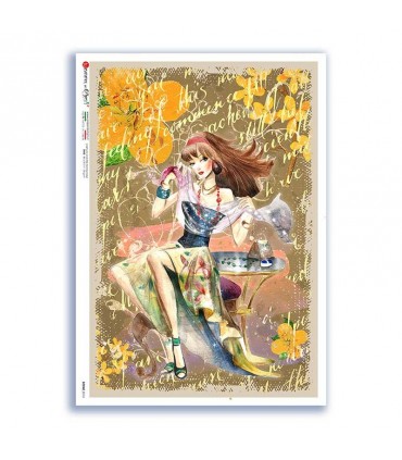 SCENE-0114. Pictorial Rice Paper for decoupage.