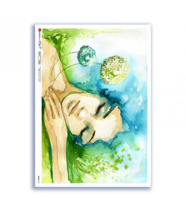 SCENE-0119. Pictorial Rice Paper for decoupage.