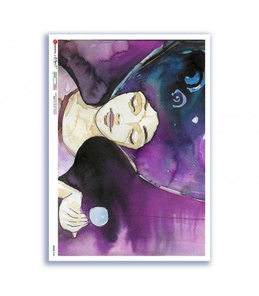 SCENE-0120. Carta di riso pittorico per decoupage.