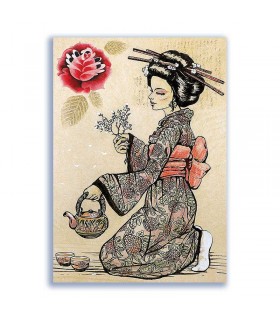 GF-FOLK-009. Rice paper large format