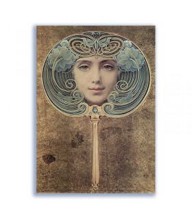 GF-ART NOUVEAU-009. Rice paper large format