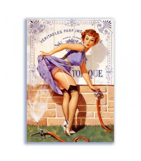 GF-PIN-UP-005. Carta di riso grande formato