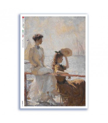 ARTWORK-0123. Papel de Arroz obras de arte para decoupage.