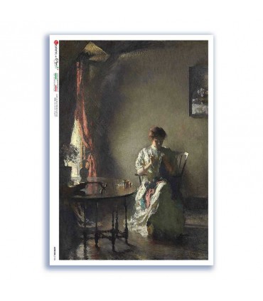 ARTWORK-0124. Carta di riso opere d'arte per decoupage.