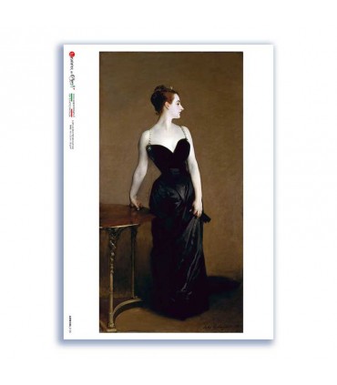 ARTWORK-0125. Papel de Arroz obras de arte para decoupage.