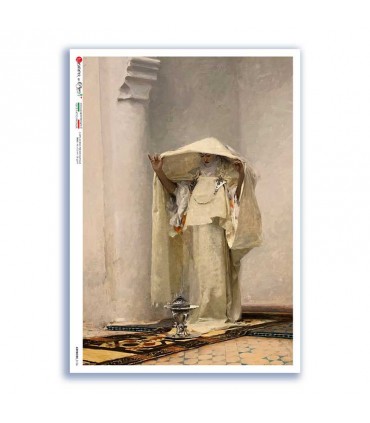 ARTWORK-0126. Papel de Arroz obras de arte para decoupage.