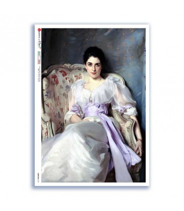 ARTWORK-0127. Papel de Arroz obras de arte para decoupage.