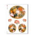 FLOWERS-0005. Carta di riso vittoriana fiori per decoupage.