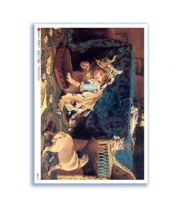 BABY-0089. Carta di riso bambini per decoupage.