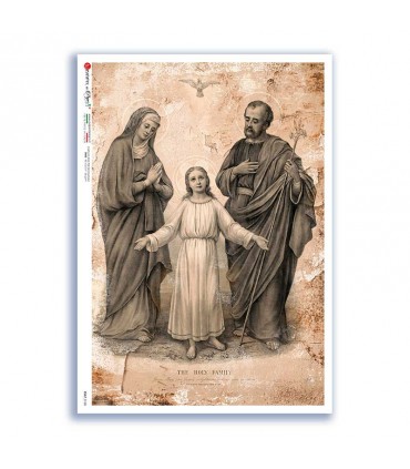 CULT-0168. Carta di riso sacra per decoupage.