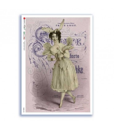 FAIRIES-0090. Papel de Arroz hadas para decoupage.