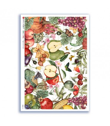 FOOD-0154. Carta di riso cucina per decoupage.
