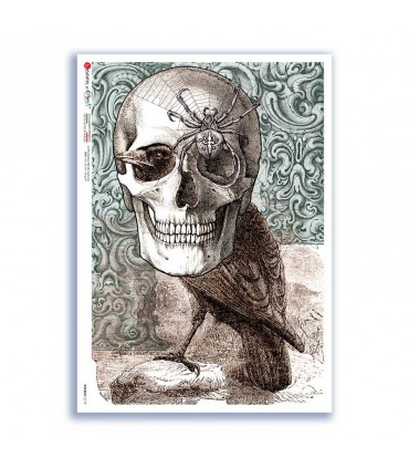 HOLIDAY-0119. Carta di riso festività per decoupage.