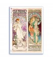 NOUVEAU-0032. Art nouveau Rice Paper for decoupage.