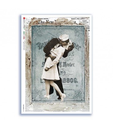 OLD-PHOTOS-0106. Carta di riso vittoriana per decoupage.