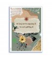 PHRASES-0043-UK. Carta di riso frasi per decoupage.