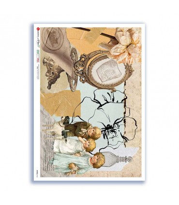 SCENE-0124. Pictorial Rice Paper for decoupage.