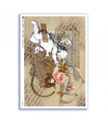 SCENE-0126. Pictorial Rice Paper for decoupage.