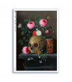SKULL-0028. Carta di riso teschi per decoupage.