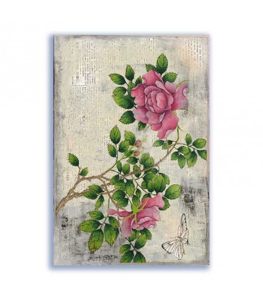 GF-FLORES-040. Papel de arroz de gran tamaño