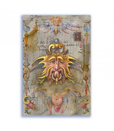 GF-GROTESQUE-014. Rice paper large format