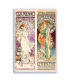 GF-ART NOUVEAU-014. Papel de arroz de gran tamaño