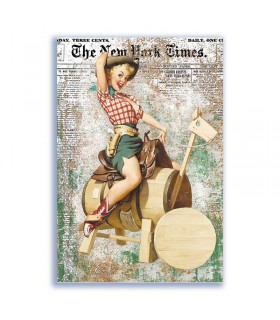 GF-PIN-UP-009. Rice paper large format