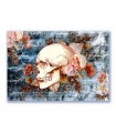 GF-SKULLS-021. Rice paper large format