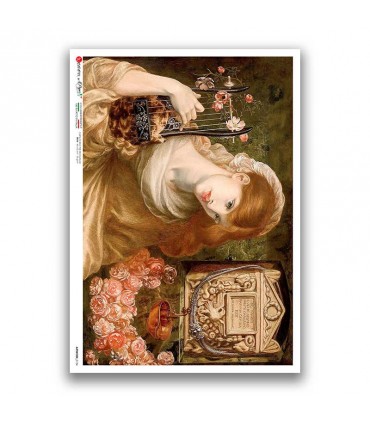 ARTWORK-0134. Artwork Rice Paper for decoupage.