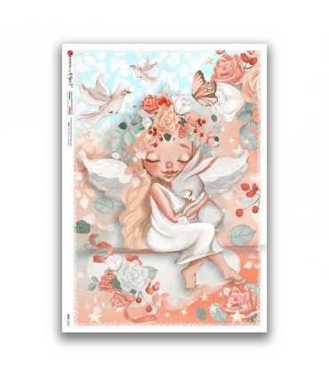 BABY-0095. Carta di riso bambini per decoupage.