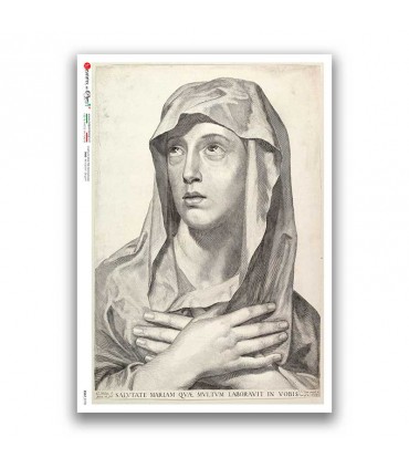 CULT-0170. Papel de Arroz sacras para decoupage.