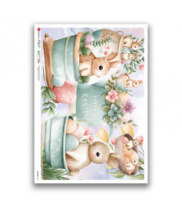 HOLIDAY-0126. Carta di riso festività per decoupage.