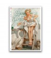 PINUP-0039. Pin-Up Rice Paper for decoupage.