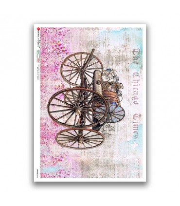 VEHICLES-0062. Carta di riso veicoli per decoupage.