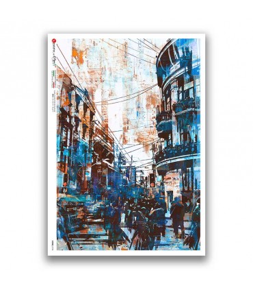 VIEWS-0194. Landscape Rice paper  for the decoupage.