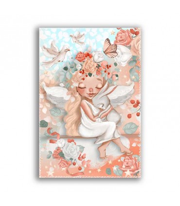 GF-BABY-006. Carta di riso grande formato