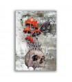 GF-SKULLS-028. Rice paper large format