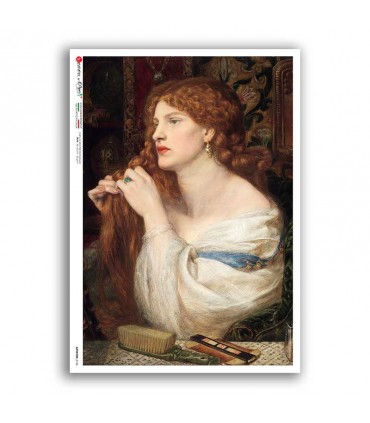 ARTWORK-0136. Papel de Arroz obras de arte para decoupage.