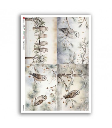 ANIMALS-0213. Animals Rice Paper for decoupage.