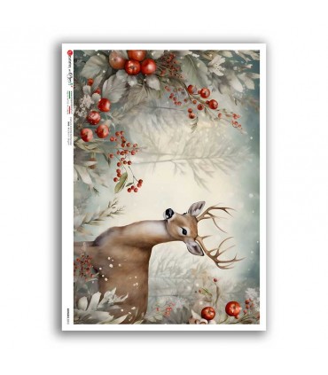 ANIMALS-0215. Papel de Arroz animales para decoupage.