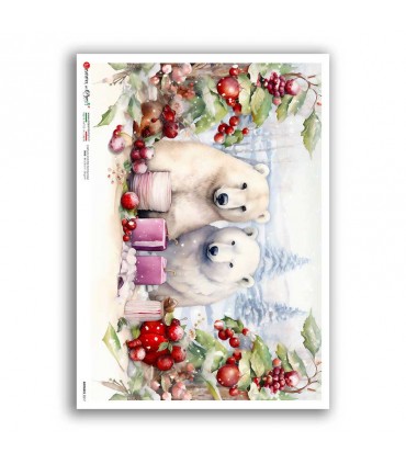 ANIMALS-0217. Animals Rice Paper for decoupage.