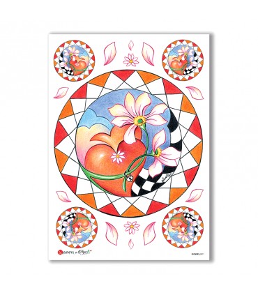 FLOWERS-0071. Rice Paper flowers for decoupage.