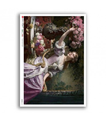 ARTWORK-0138. Papel de Arroz obras de arte para decoupage.