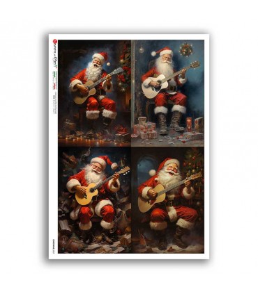 CHRISTMAS-0357. Papel de Arroz victoriano Navidad para decoupage.