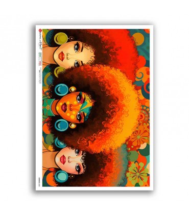 COMICS-0038. Carta di riso fumetti per decoupage.