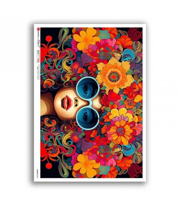 COMICS-0040. Papel de Arroz comics para decoupage.